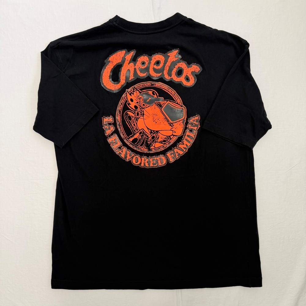 J Balvin x Cheetos La Flavored Familia T Shirt Mens M Black 2024 Tee
